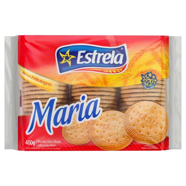 Biscoito Maria Estrela Pacote 400g