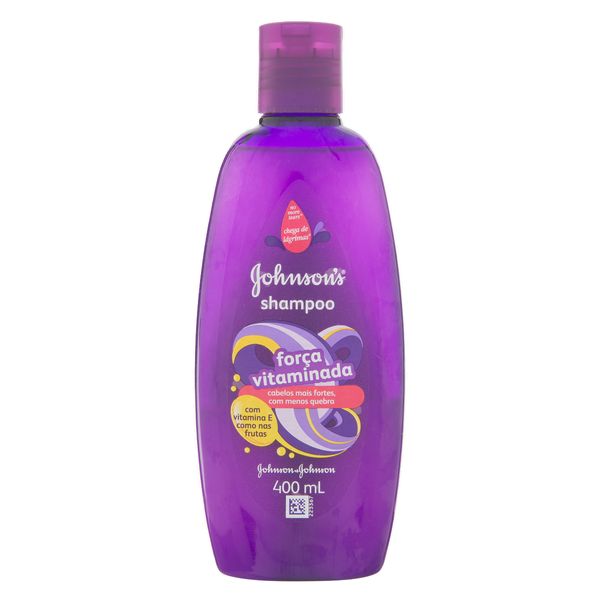 Shampoo Força Vitaminada JOHNSON & JOHNSON  400ml Shampoo JOHNSON & JOHNSON Força Vitaminada Frasco 400ml