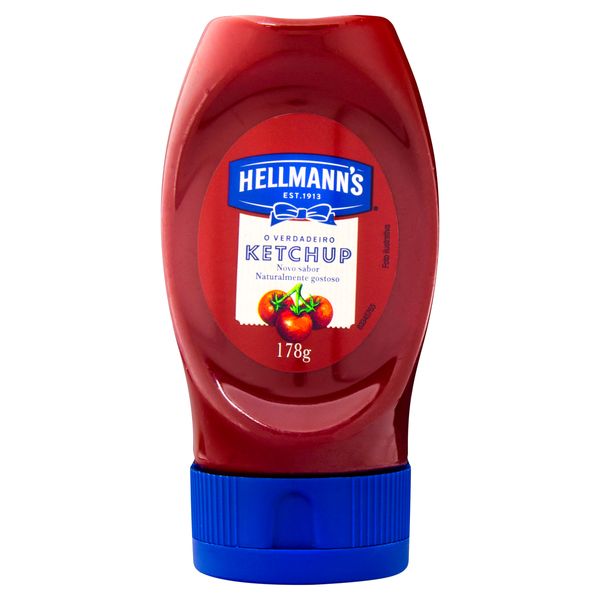 Ketchup HELLMANN'S  178g Ketchup Tradicional HELLMANN'S   Squeeze 178g