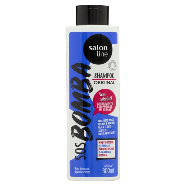 Shampoo Salon Line S.O.S Bomba Frasco 300ml