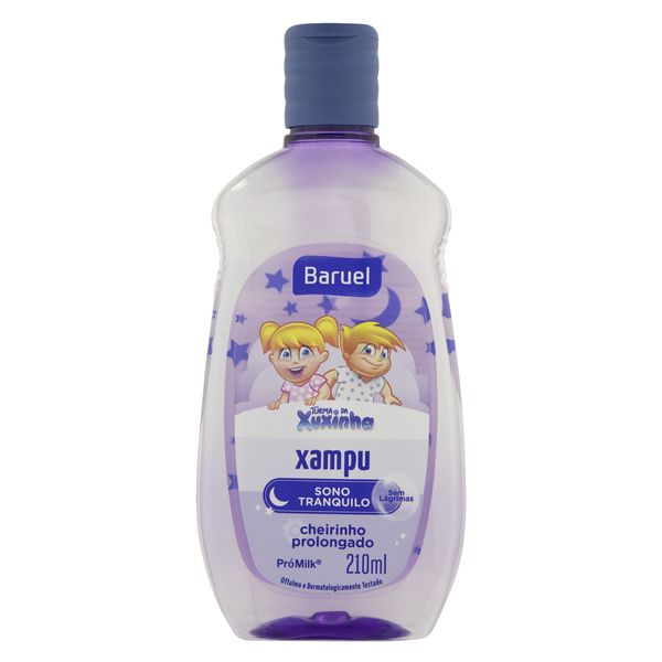 Shampoo Infantil Turma da Xuxinha Baruel Sono Tranquilo Frasco 210ml