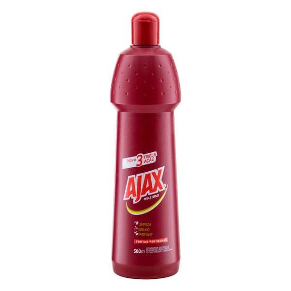 Detergente Multiuso Frutas Vermelhas Ajax Frasco 500ml