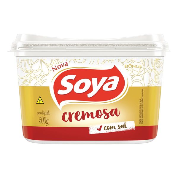 Margarina Cremosa com Sal Soya Pote 500g