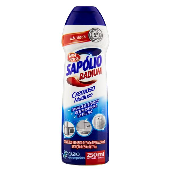 Saponáceo Cremoso Multiuso Clássico Sapólio Radium Squeeze 250ml Saponáceo Cremoso Multiuso Clássico Sapólio Radium Squeeze 250ml