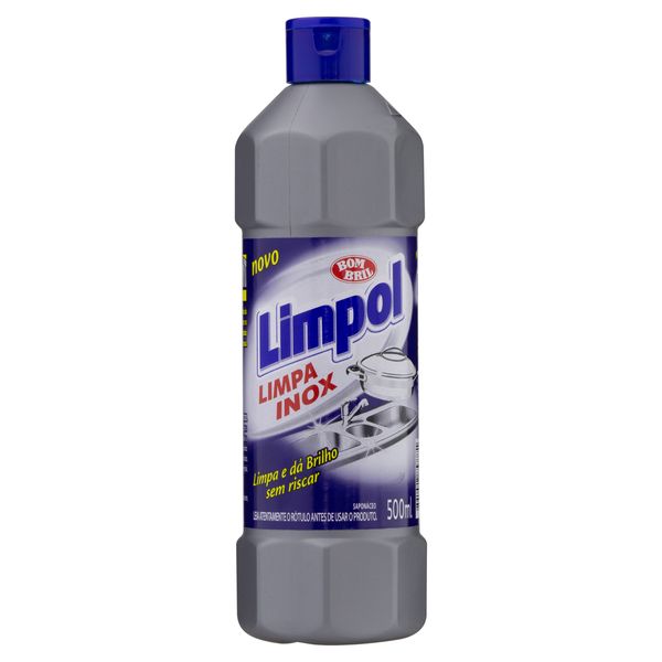Saponáceo Cremoso Limpa Inox Limpol Squeeze 500ml