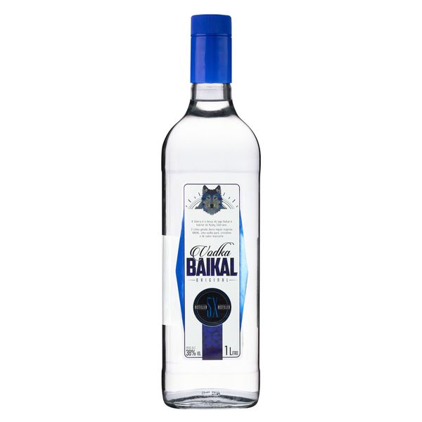 Vodka 5x Destilada Baikal Garrafa 1l