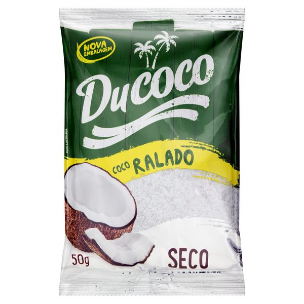 Coco Ralado Seco Ducoco Pacote 50g