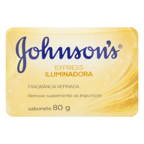 Sabonete em Barra Iluminador Johnson's Express Cartucho 80g