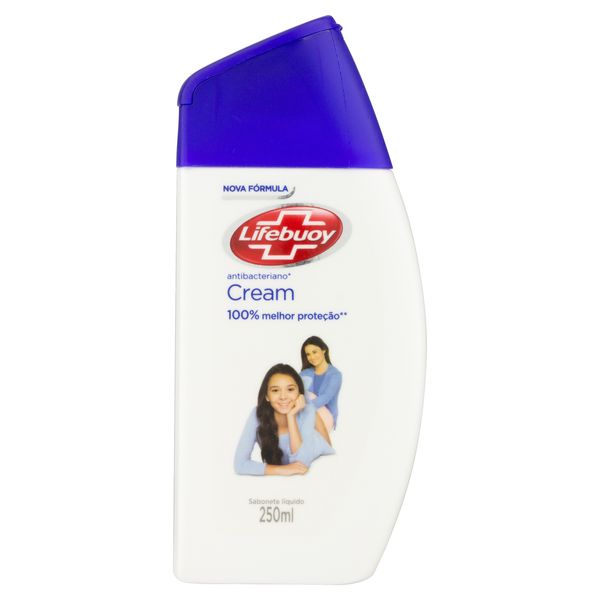 Sabonete Líquido Antibacteriano Cream Lifebuoy Frasco 250ml