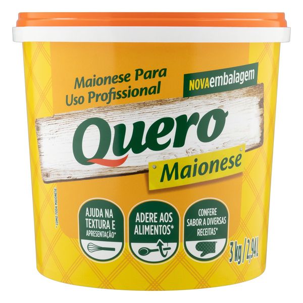 Maionese Uso Profissional Quero Pote 3kg