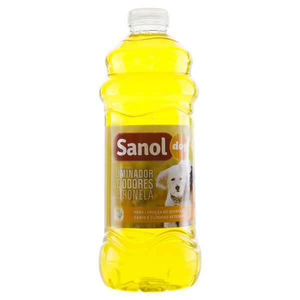 Eliminador de Odores Uso Veterinário Citronela Sanol Dog Frasco 2l