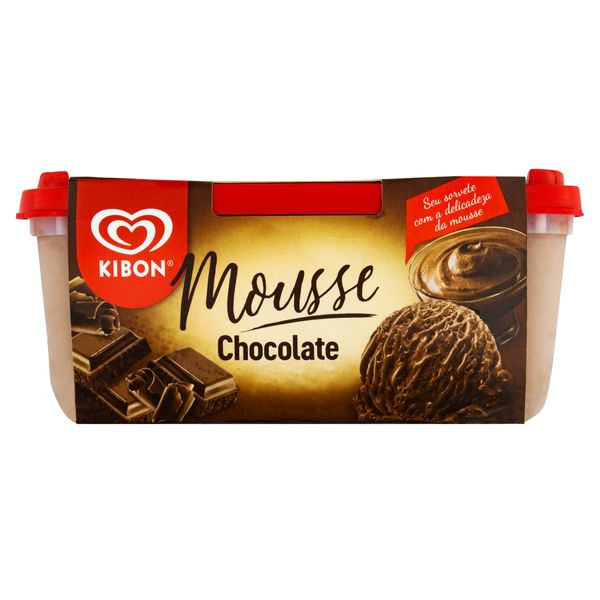 Sorvete Chocolate Kibon Mousse Pote 1,3l