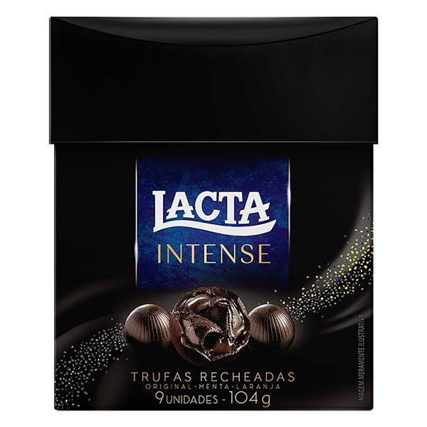 Trufa de Chocolate Sortida Lacta Intense Caixa 103,5g 9 Unidades Trufa de Chocolate Sortida Lacta Intense Caixa 103,5g 9 Unidades