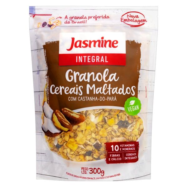 Granola Cereais Maltados Jasmine Pouch 300g