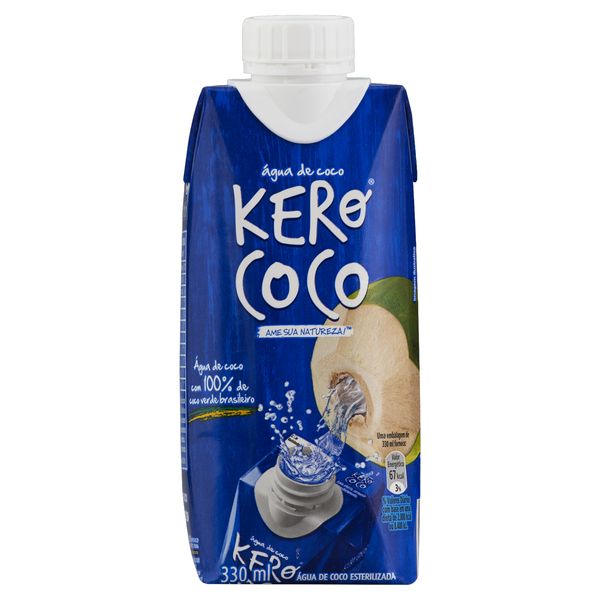 Água de Coco Esterilizada Kero Coco Caixa 330ml