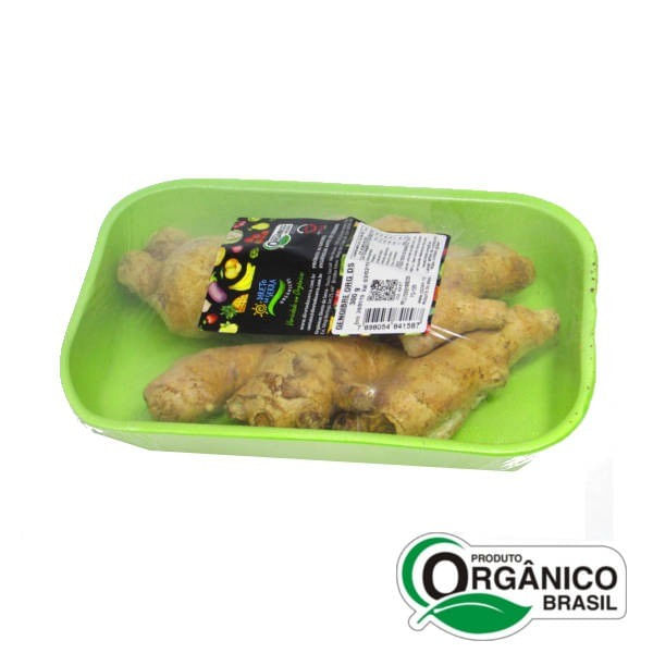 Gengibre DIRETO DA SERRA Orgânico Bandeja 300g Gengibre DIRETO DA SERRA Orgânico Bandeja 300g