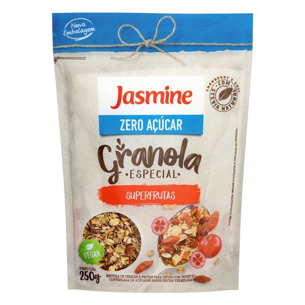 Granola JASMINE 250g Granola Frutas Vermelhas GRAIN FLAKES  JASMINE  Pacote 250g