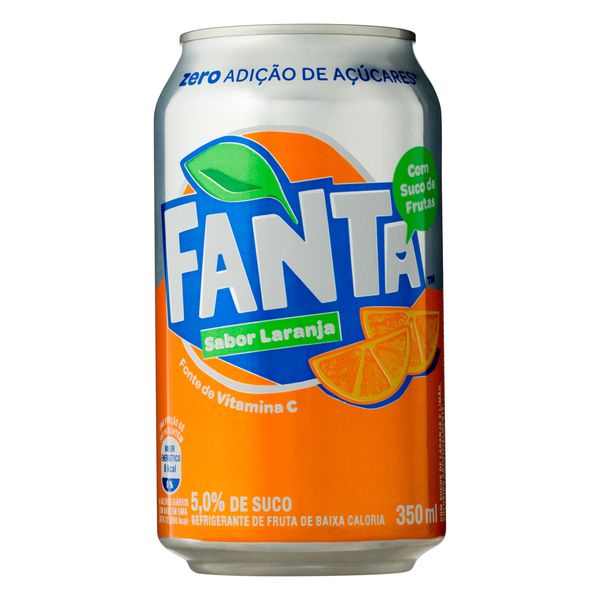 Refrigerante FANTA Lata 350ml Refrigerante FANTA Zero Laranja Lata 350ml Refrigerante FANTA Lata 350ml Refrigerante FANTA Zero Laranja Lata 350ml