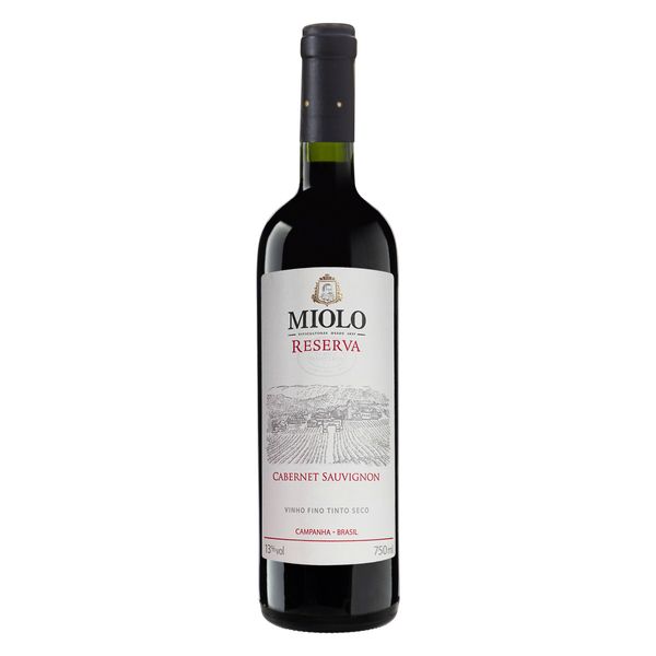 Vinho Tinto MIOLO 750ml Vinho Tinto MIOLO Reserva Cabernet Sauvignon Garrafa 750ml