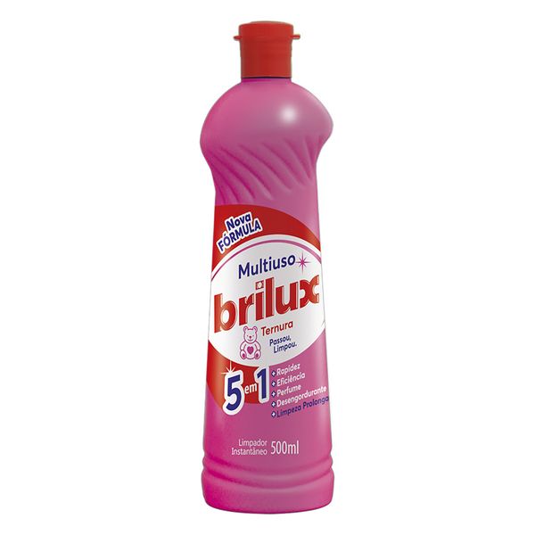 Limpador Multiuso Ternura Brilux Squeeze 500ml Limpador Multiuso Ternura Brilux Squeeze 500ml