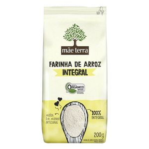 Farinha-de-Arroz-Integral-Organica-Mae-Terra-Pacote-200g
