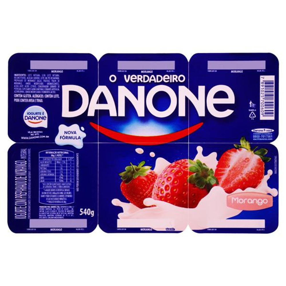 Iogurte DANONE 540g mercantilnovaera Iogurte DANONE 540g mercantilnovaera