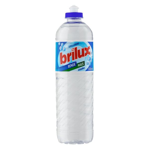 Lava-Louças Líquido Brilux Cristalino Squeeze 500ml Lava-Louças Líquido Brilux Cristalino Squeeze 500ml