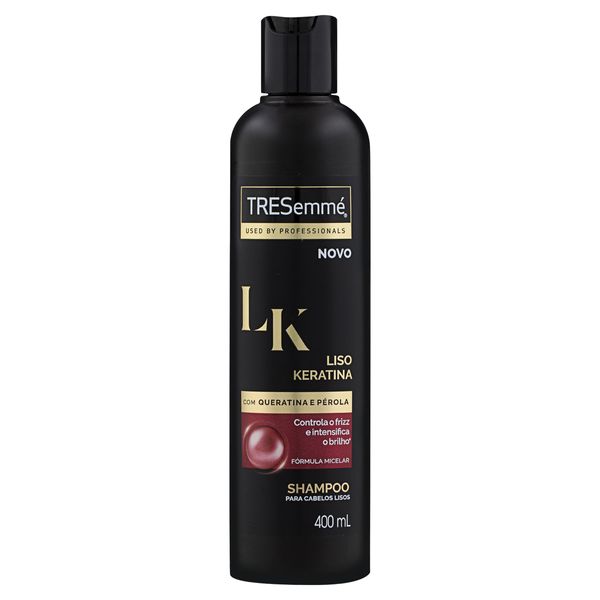 Shampoo Tresemmé Liso Keratina Frasco 400ml Shampoo Tresemmé Liso Keratina Frasco 400ml