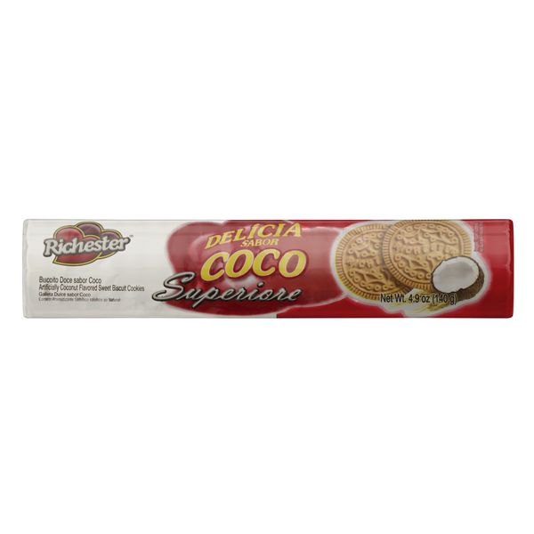Biscoito Coco Richester Superiore Pacote 140g
