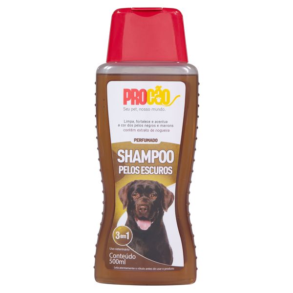 Shampoo para Cães e Gatos Perfumado Pelos Escuros Procão Frasco 500ml