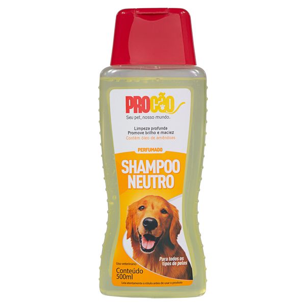 Shampoo para Cães e Gatos Perfumado Neutro Procão Frasco 500ml