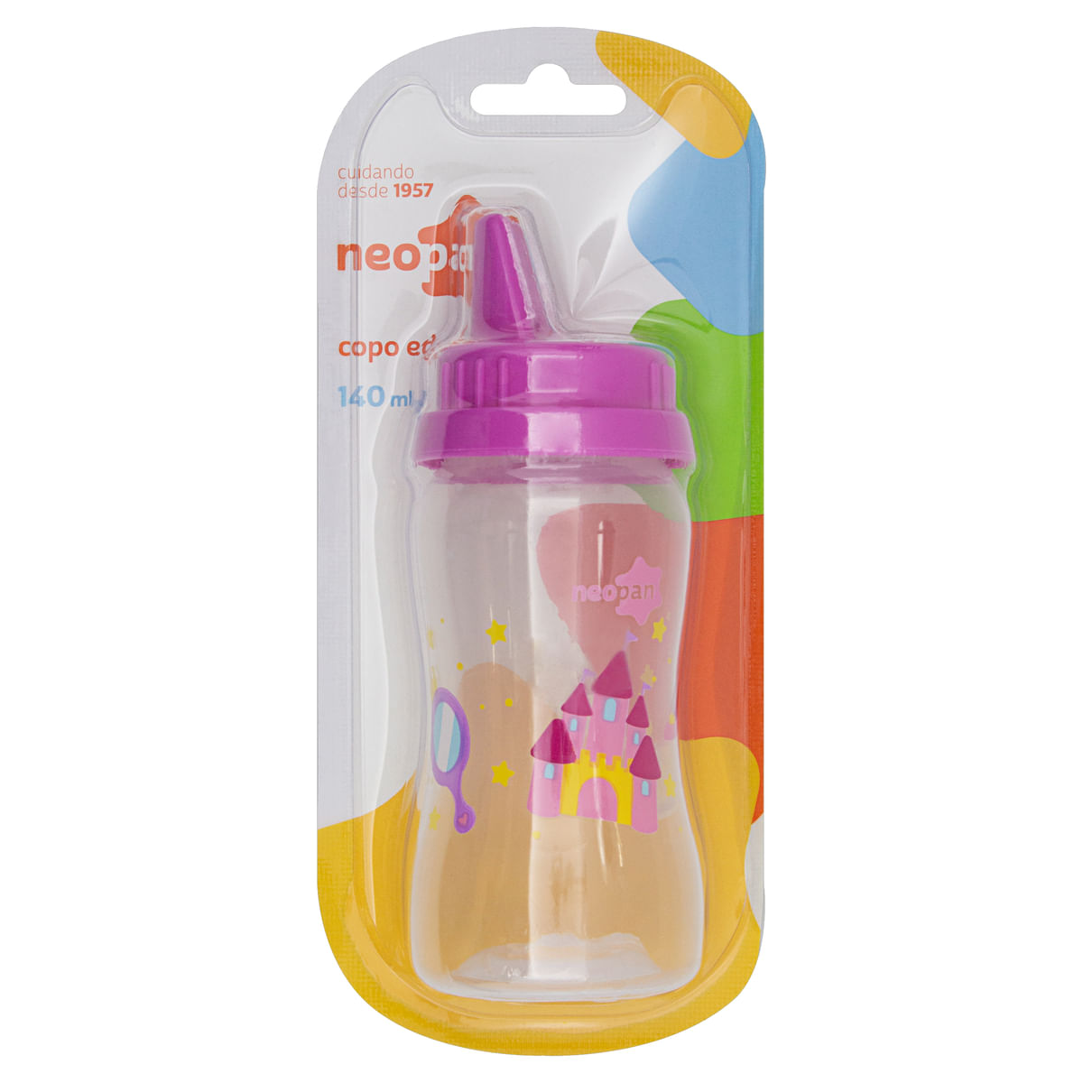 Copo Educativo Rosa 140ml Neopan