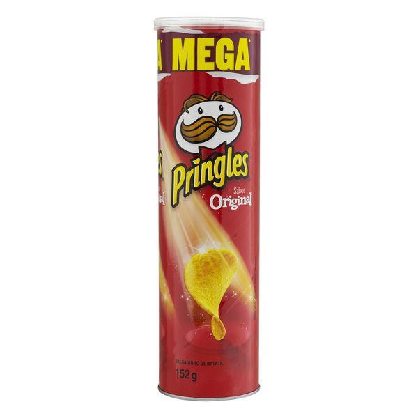 Salgadinho de Batata Original Pringles Mega Tubo 152g