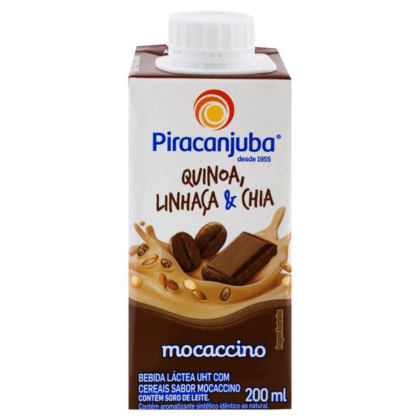 Bebida Láctea UHT Mocaccino Piracanjuba Caixa 200ml