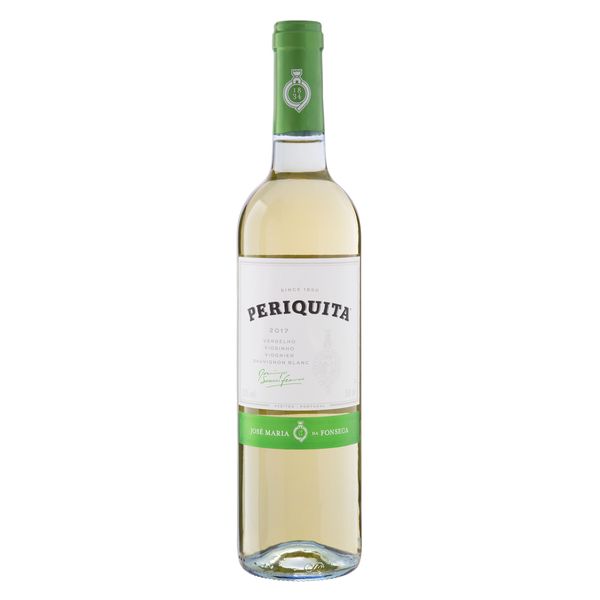 Vinho Português Branco Meio Seco   Periquita Verdelho Viognier Viosinho Península de Setúbal Garrafa 750ml