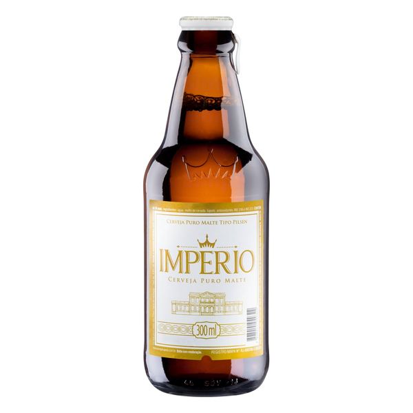 Cerveja Pilsen Puro Malte Império Garrafa 300ml Cerveja Pilsen Puro Malte Império Garrafa 300ml