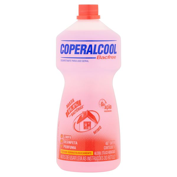 Álcool Líquido 46º INPM Mimo Coperalcool Bacfree Frasco 1l