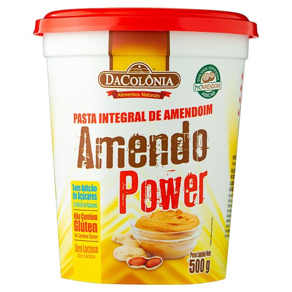 Pasta de Amendoim Integral DaColônia Amendo Power Pote 500g