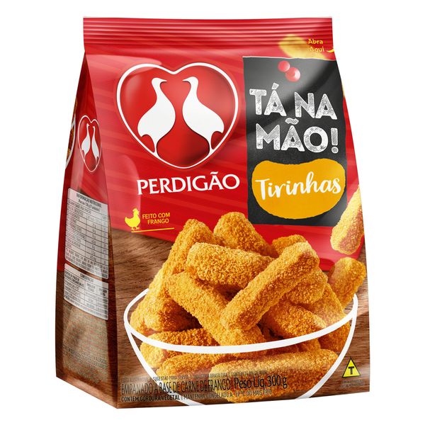 Empanado de Frango em Tirinhas Perdigão Tá na Mão! Pacote 300g Empanado de Frango em Tirinhas Perdigão Tá na Mão! Pacote 300g