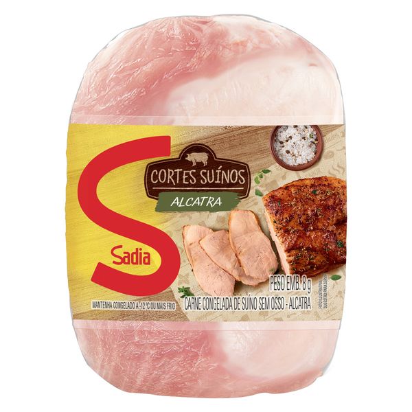 Alcatra Suína Congelada sem Osso Sadia Alcatra Suína Congelada sem Osso Sadia