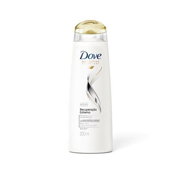 Shampoo DOVE Recuperação Extrema Frasco 200ml Shampoo DOVE Recuperação Extrema Frasco 200ml