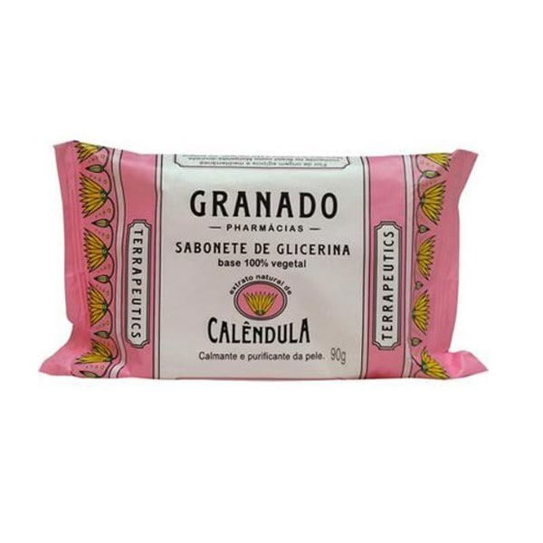 Sabonete Glicerinado Calêndula GRANADO Pacote 90g Sabonete Glicerinado Calêndula GRANADO Pacote 90g