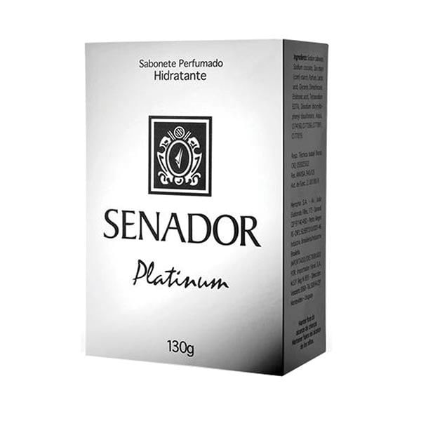 Sabonete em Barra Perfumado SENADOR Platinum Pacote 130g