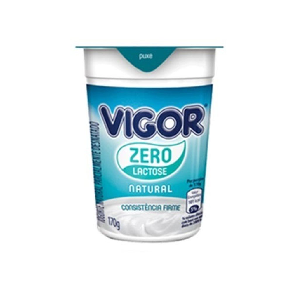 Iogurte Natural VIGOR Zero Lactose 170g patiogourmet