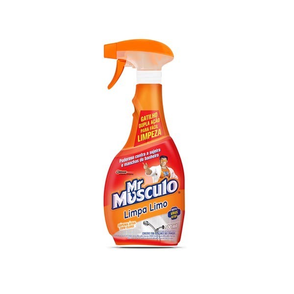 Tira Limo com Cloro MR. MÚSCULO Banheiro Spray 500ml