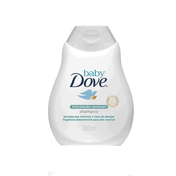 Shampoo DOVE Hidratação Sensível Baby Bebê Frasco 200ml Shampoo DOVE Hidratação Sensível Baby Bebê Frasco 200ml