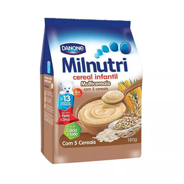 Cereal Infantil MILNUTRI Multicereais Pacote 230g