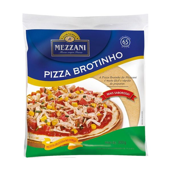 Massa para Pizza Brotinho MEZZANI Pacote 300g