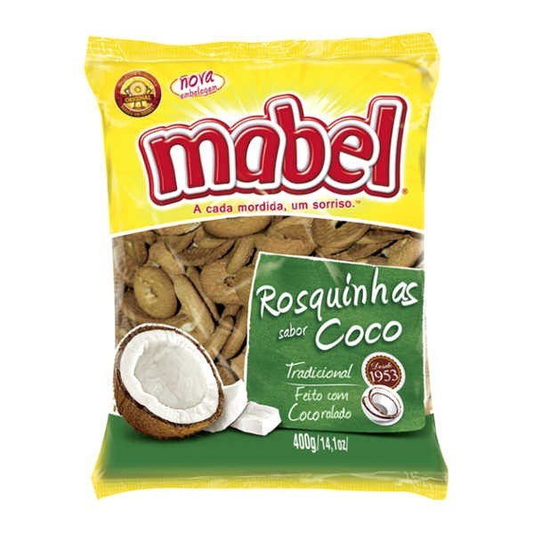 Biscoito MABEL Rosquinha Coco 400g