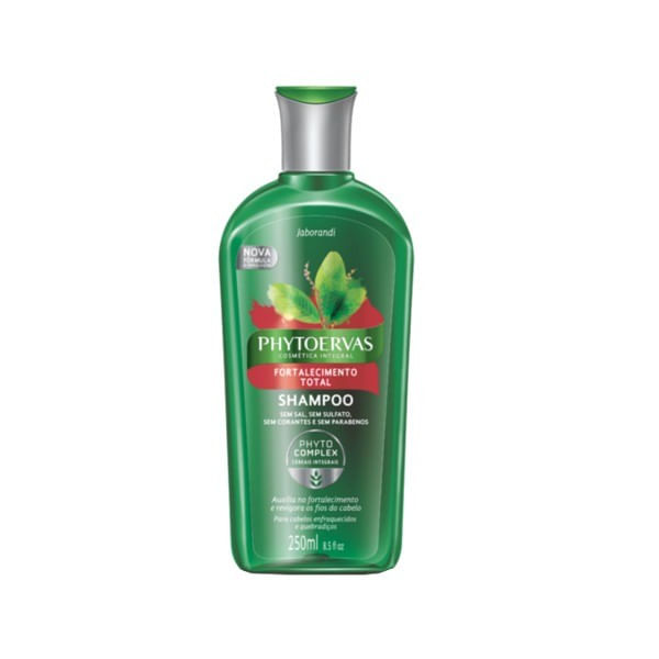 Shampoo Fortalecimento Total PHYTOERVAS Jaborandi Frasco 250ml